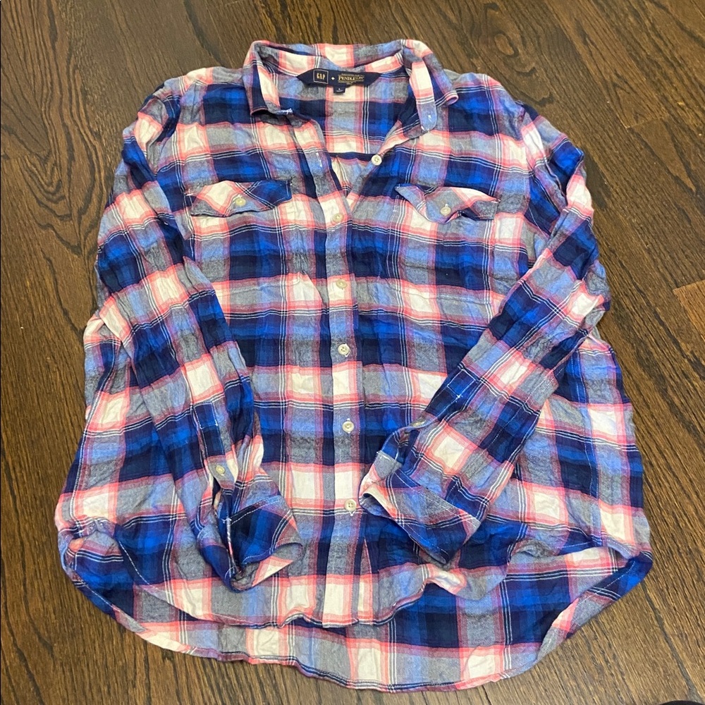 GAP + Pendleton Plaid Button Down